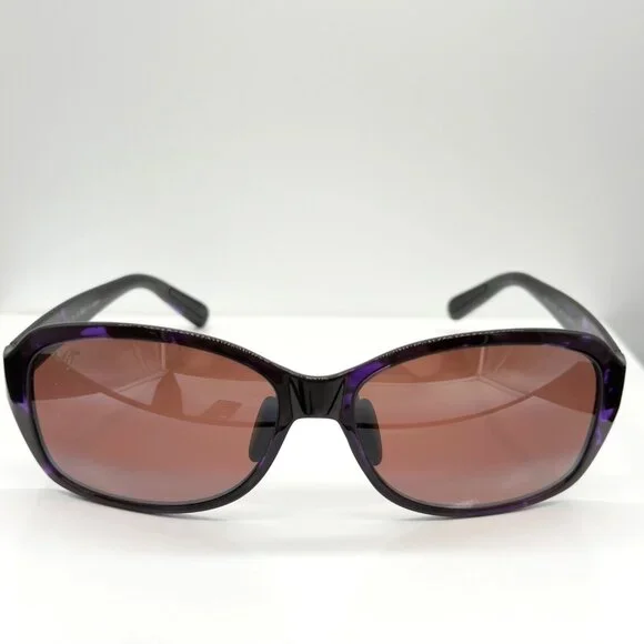 Maui Jim Koki Beach Purple Tortoise Polarized Rose Lenses Sunglasses R433-28T - Picture 2 of 9